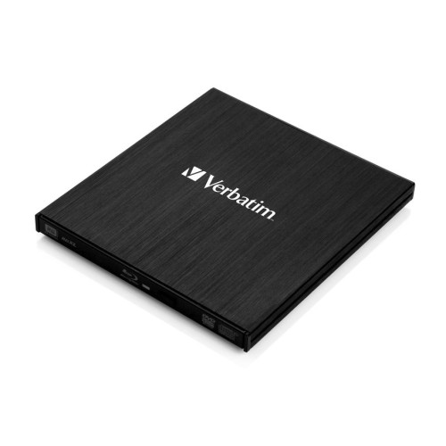 Grabadora externa verbatim br/cd/dvd slimline, alimentación a través del puerto usb 3.2
