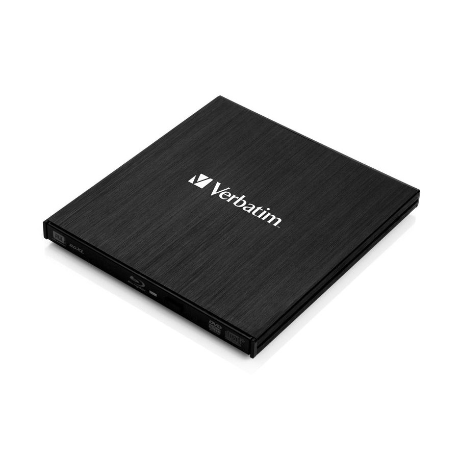 Grabadora externa verbatim br/cd/dvd slimline, alimentación a través del puerto usb 3.2