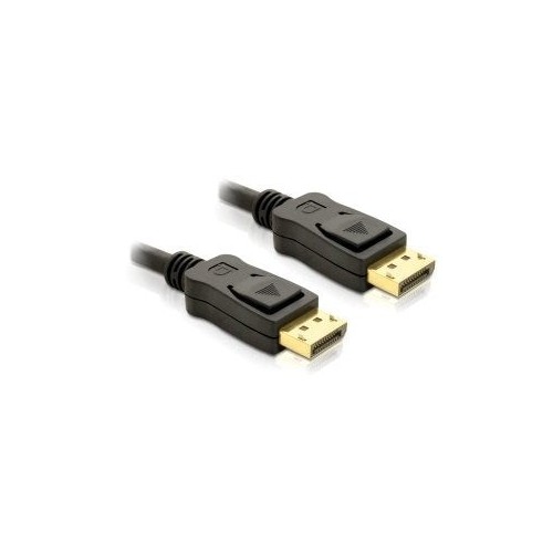 Delock cable displayport 2m m/m negro 4k  82585