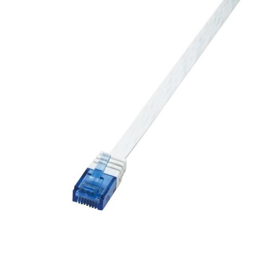 Logilink cable de red utp cat6 0.50m plano blanco cf2021u