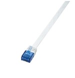 Logilink cable de red utp cat6 0.50m plano blanco cf2021u