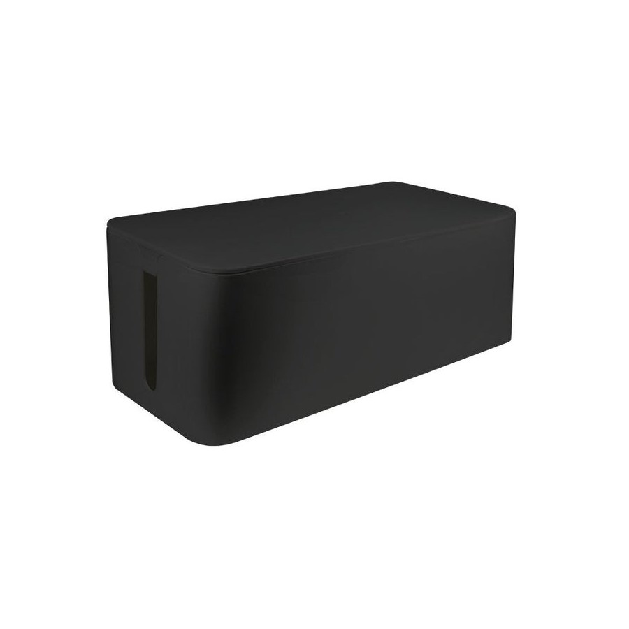 Logilink caja organizadora cables xl 400x160x135mm negro kab0062