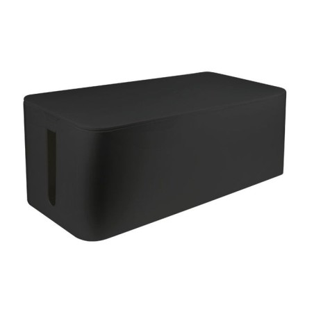 Logilink caja organizadora cables xl 400x160x135mm negro kab0062