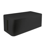 Logilink caja organizadora cables xl 400x160x135mm negro kab0062