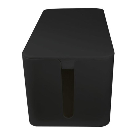 Logilink caja organizadora cables xl 400x160x135mm negro kab0062
