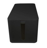 Logilink caja organizadora cables xl 400x160x135mm negro kab0062