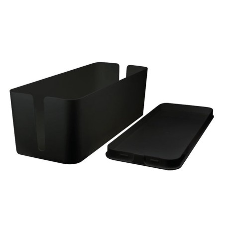 Logilink caja organizadora cables xl 400x160x135mm negro kab0062