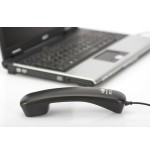 Digitus auricular con micro tipo telefono skype usb 1.80m negro  da-70772