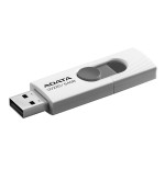 Pendrive adata 64gb usb 2.0 uv220 blanco boton gris auv220-64g-rwhgy