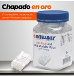 Intellinet conector rj45 utp categoria 6 100 uds 502344