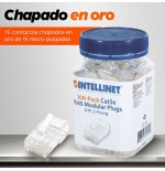 Intellinet conector rj45 utp categoria 5e 100 uds 790055