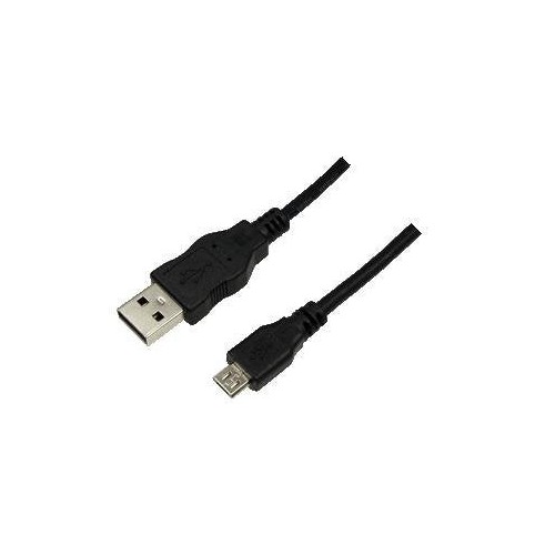 Logilink cable usb 2.0 a micro usb 0.60m negro cu0057