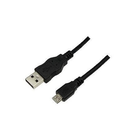 Logilink cable usb 2.0 a micro usb 0.60m negro cu0057