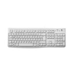 Teclado alemán logitech keyboard k120 for business usb qwertz blanco