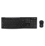 Teclado aleman + raton logitech mk270 inalambrico negro 920-004511