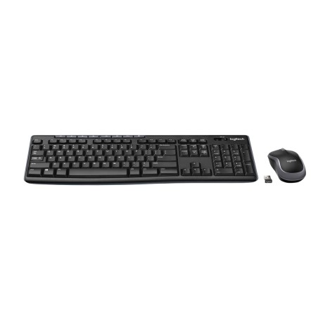 Teclado aleman + raton logitech mk270 inalambrico negro 920-004511
