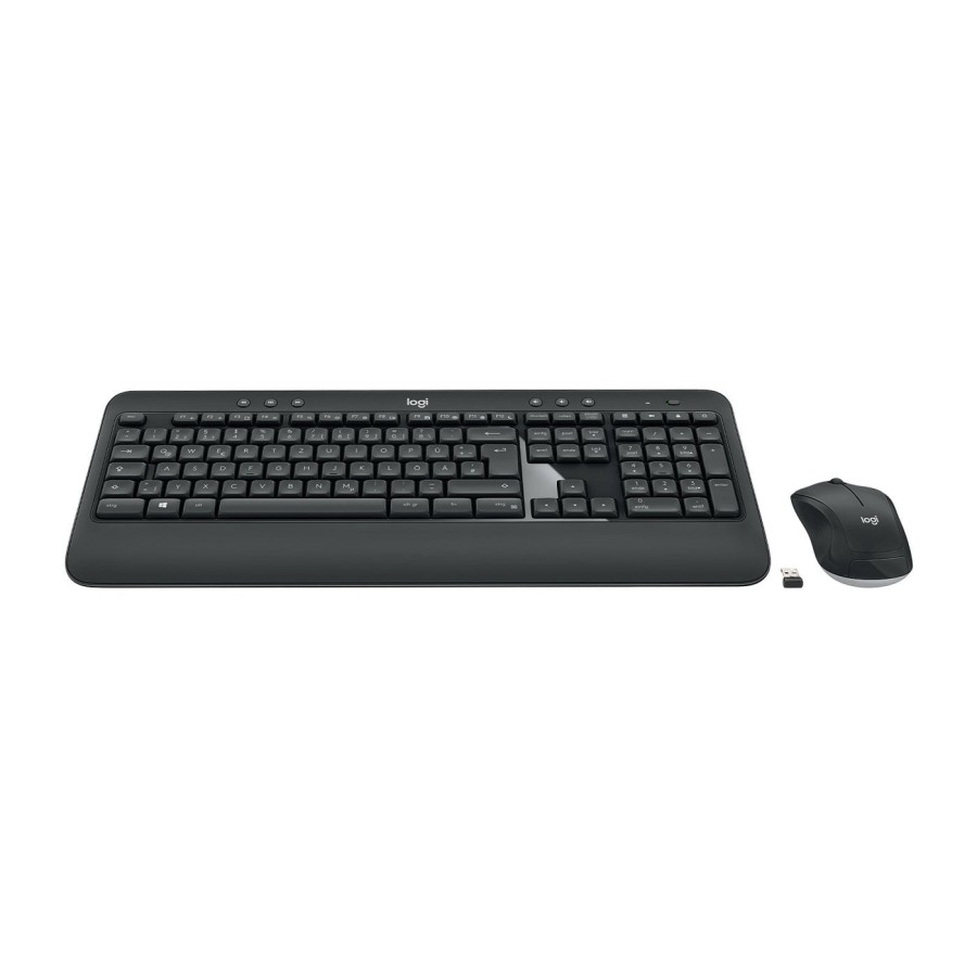 Logitech teclado + raton mk540 inalambrico qwertz (aleman) negro 920-008675