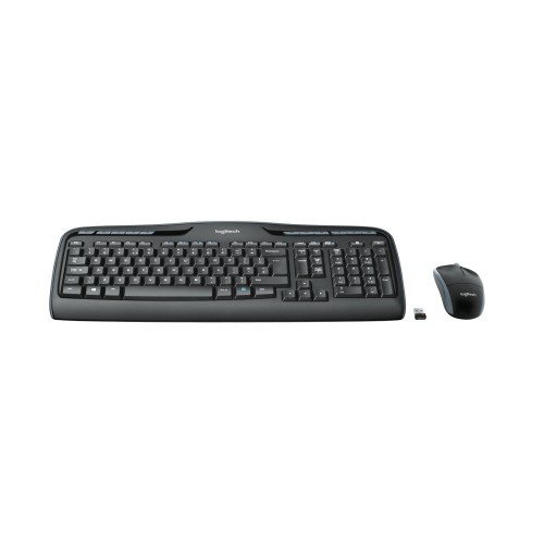 Teclado aleman + raton logitech mk330 inalambrico qwertz  negro 920-008533