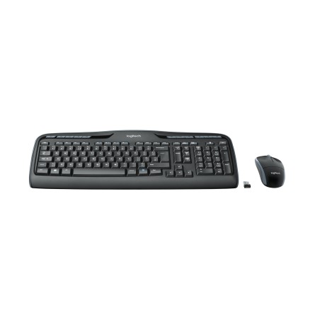 Teclado aleman + raton logitech mk330 inalambrico qwertz  negro 920-008533