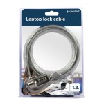 Gembird cable seguridad portatil combinacion 4 digitos lk-cl-01