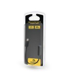 Gembird cable otg usb 2.0 a usb tipo c h/m 0.20m negro ab-otg-cmaf2-01