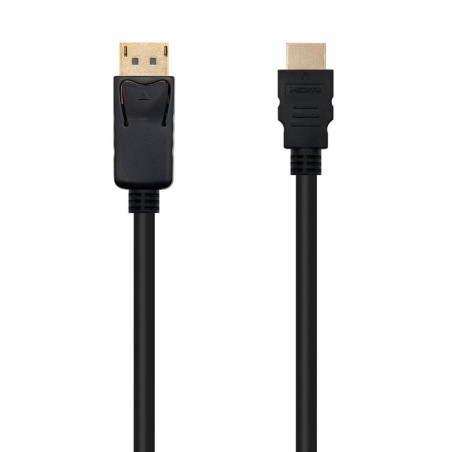 Nanocable cable conversor displayport macho a hdmi macho 3m - negro