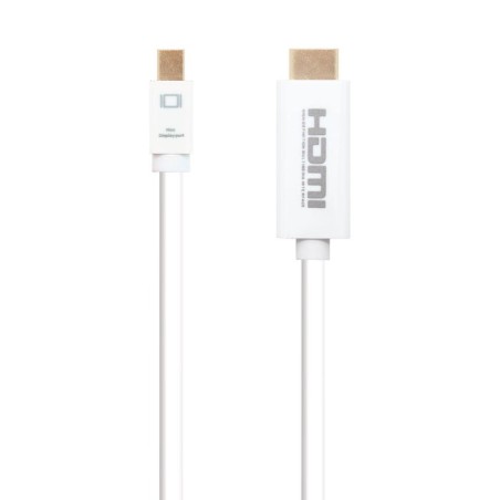 Nanocable cable conversor mini dp macho a hdmi v1.4 macho 2m - blanco
