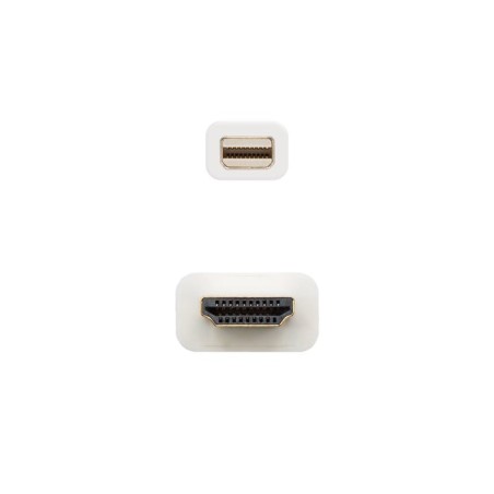 Nanocable cable conversor mini dp macho a hdmi v1.4 macho 5m - blanco