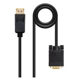 Nanocable cable conversor displayport macho a vga macho 2m - negro
