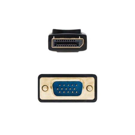Nanocable cable conversor displayport macho a vga macho 2m - negro