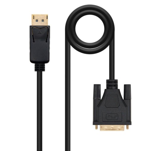 Nanocable cable conversor displayport macho a dvi macho 2m - negro
