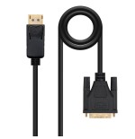 Nanocable cable conversor displayport macho a dvi macho 2m - negro