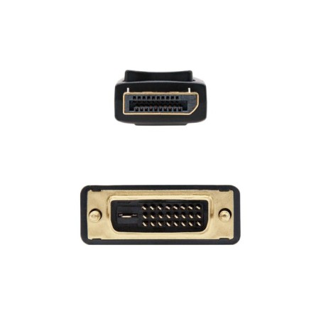 Nanocable cable conversor displayport macho a dvi macho 2m - negro
