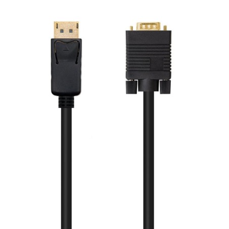 Nanocable cable conversor displayport macho a vga macho 5m - negro