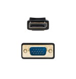 Nanocable cable conversor displayport macho a vga macho 5m - negro