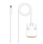 Nanocable cable conversor mini dp macho a dvi macho 5m - blanco