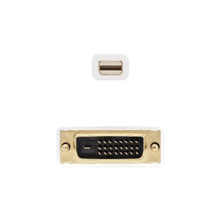 Nanocable cable conversor mini dp macho a dvi macho 5m - blanco