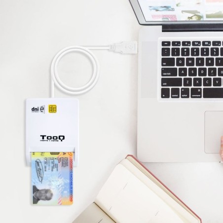 Tooq lector de dnie usb - blanco