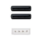 Nanocable cable sata alimentacion 5.25" molex 4pin macho a 2x sata hembra 0.20m oem
