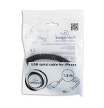 Gembird cable usb a lightning espiral para iphone 1.50m negro cc-lmam-1.5m