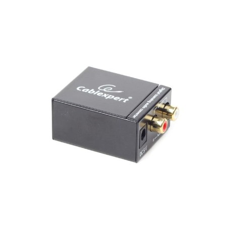 Gembird convertidor digital a analogico optico a rca negro dsc-opt-rca-001