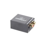 Gembird convertidor digital a analogico optico a rca negro dsc-opt-rca-001