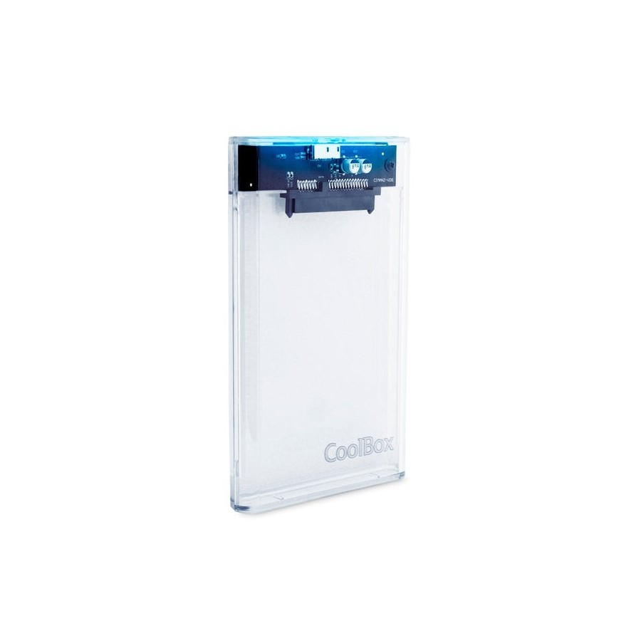 Coolbox caja hdd 2.5" usb3.0 transparente coo-sct-2533