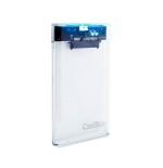 Coolbox caja hdd 2.5" usb3.0 transparente coo-sct-2533
