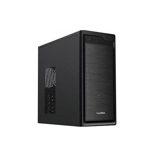 Coolbox caja pc atx f800 2x usb 3.0 s/fte negro  coo-pcf800sf