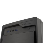 Coolbox caja pc atx f800 2x usb 3.0 s/fte negro  coo-pcf800sf