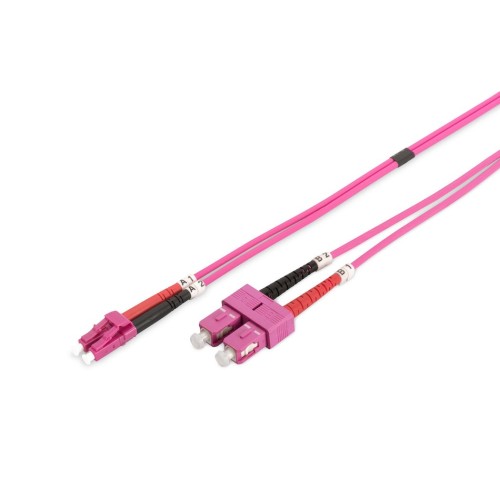 Digitus cable conexion fibra optica mm om4 lc a sc 50/125 10m