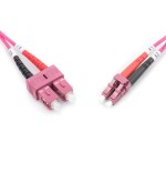 Digitus cable conexion fibra optica mm om4 lc a sc 50/125 3m
