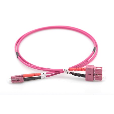 Digitus cable conexion fibra optica mm om4 lc a sc 50/125 3m