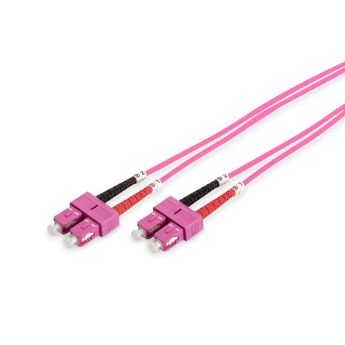 Digitus conexion cable fibra optica mm om4 sc a sc 50/125 2m